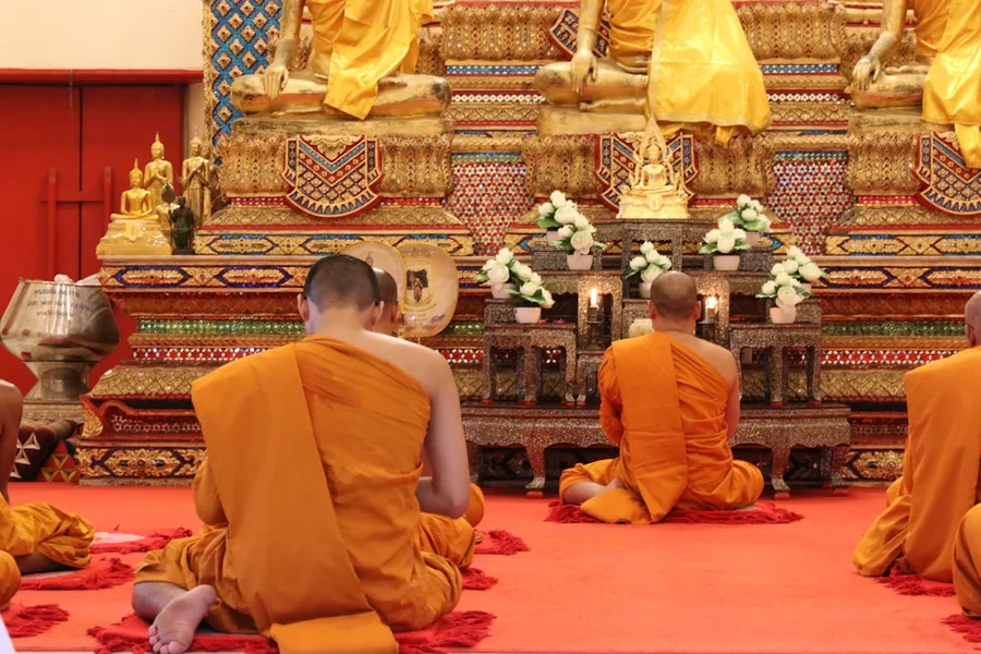 Wat Chalong dress code sign Phuket Thailand