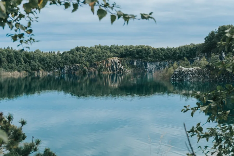 Ruskeala marble canyon Karelia Russia