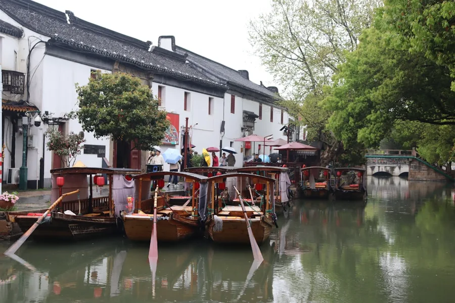Zhujiajiao ancient water town Shanghai China budget travel hidden costs