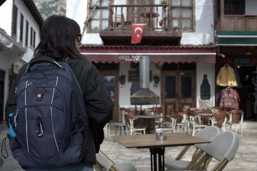 ATM in Antalya Turkey with suspicious device skimming warning