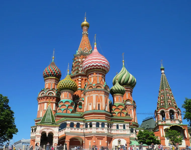 Moscow Red Square and Saint Basil's Cathedral Russia free