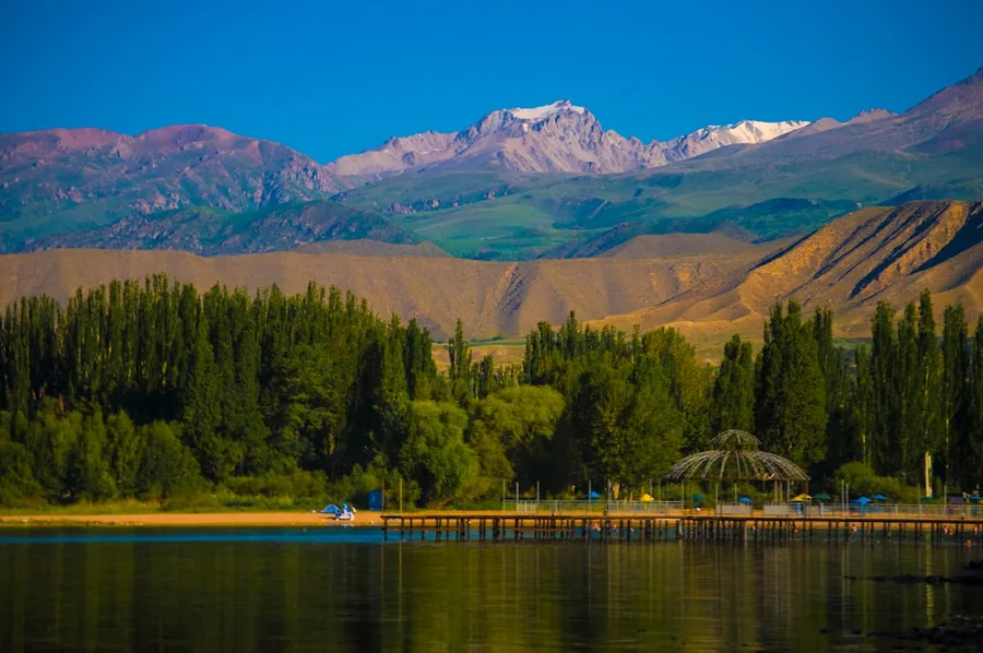 budget travel Issyk-Kul lake Kyrgyzstan Osh Kyrgyzstan
