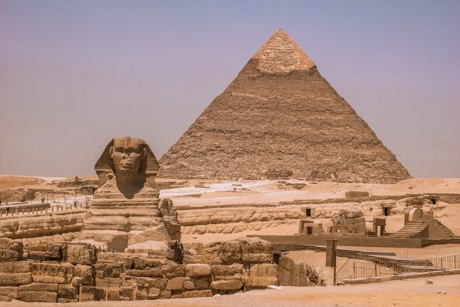 Giza pyramids Cairo Egypt