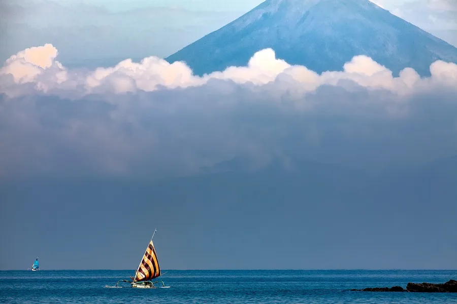 ferry boat from Padang Bai Bali to Lembar Lombok Indonesia