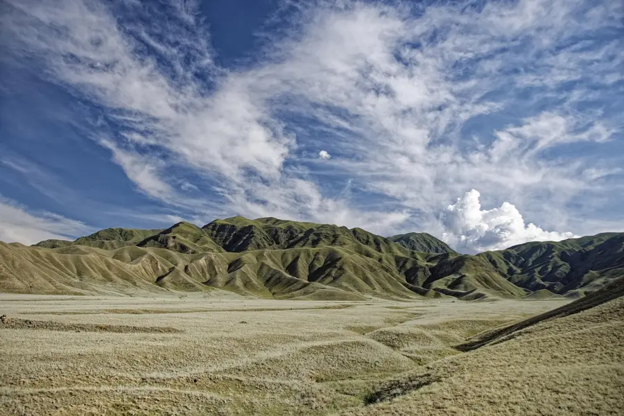 Jyrgalan valley hiking path Kyrgyzstan