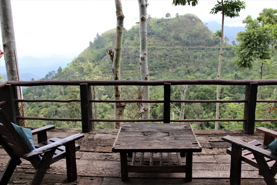 Ella mountain view balcony apartment rental Sri Lanka