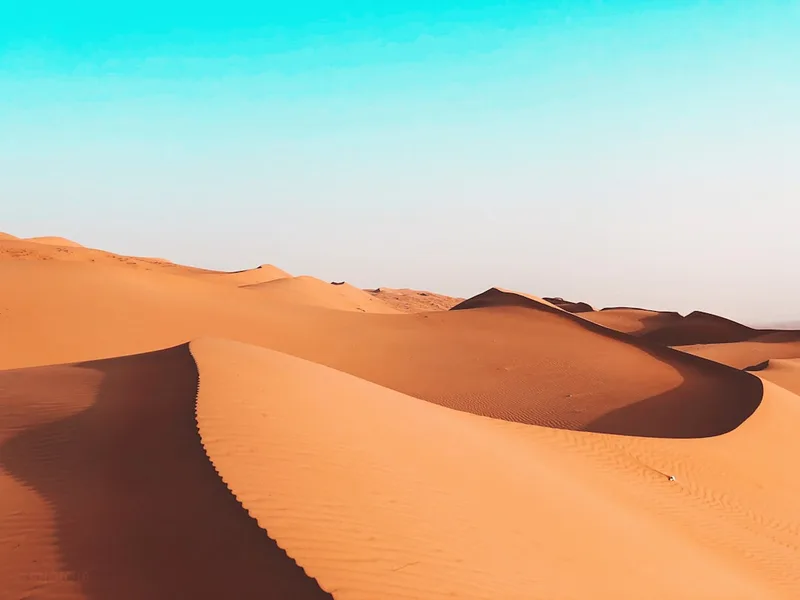Wahiba Sands desert landscape Oman