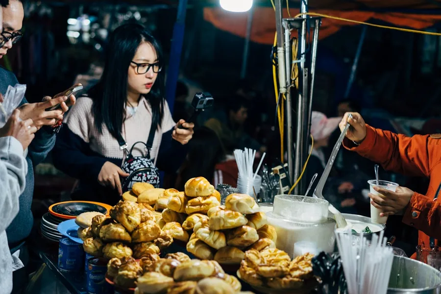 Vietnam street food ice drink