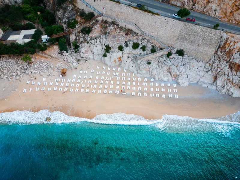 Kaputas beach turquoise water Kas Turkey Antalya Turkey