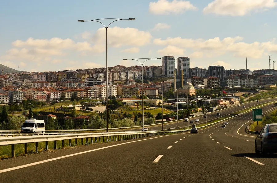 Ankara city view from citadel budget travel Turkey