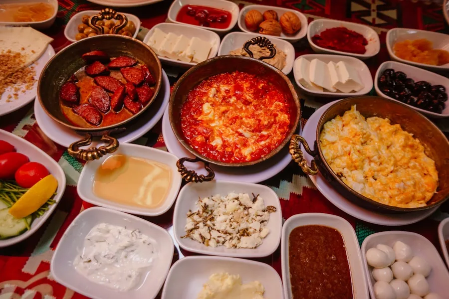 street food gözleme stall Antalya Turkey