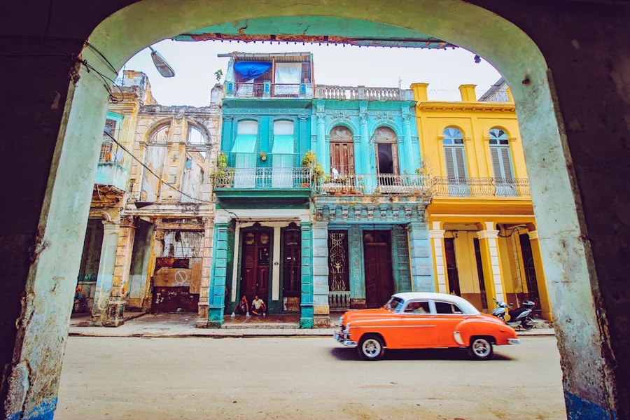 Old town Havana Cuba