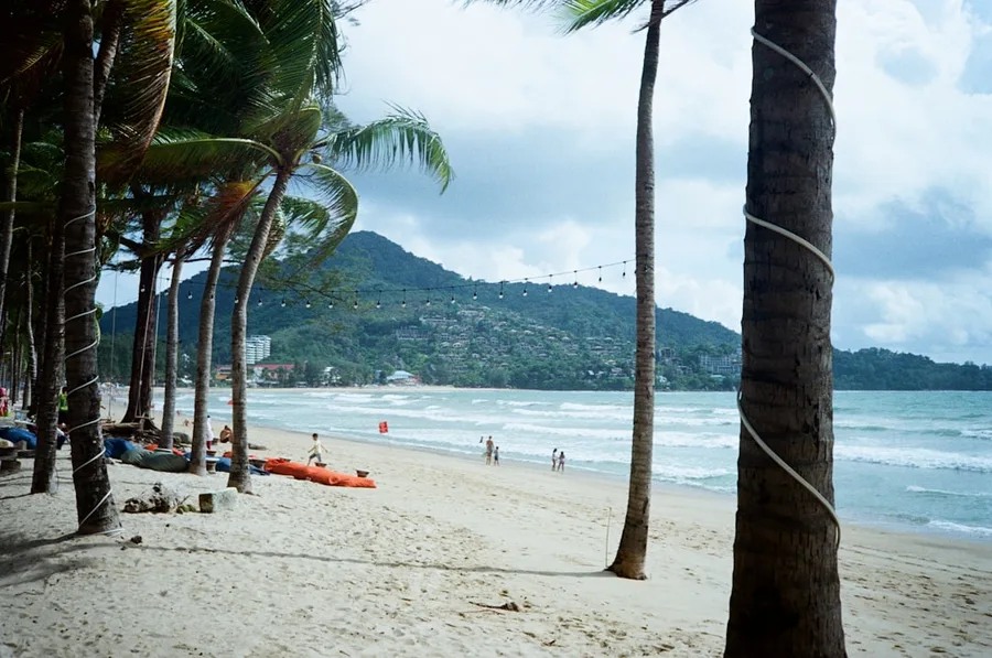overcrowded Patong Beach Phuket Thailand December Koh Phangan Thailand