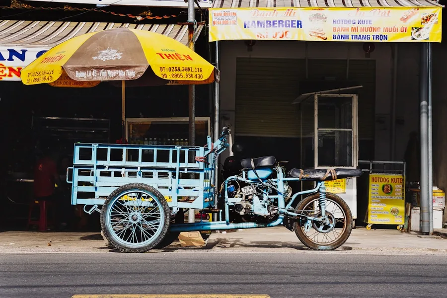 Nha Trang motorbike rental shop Vietnam