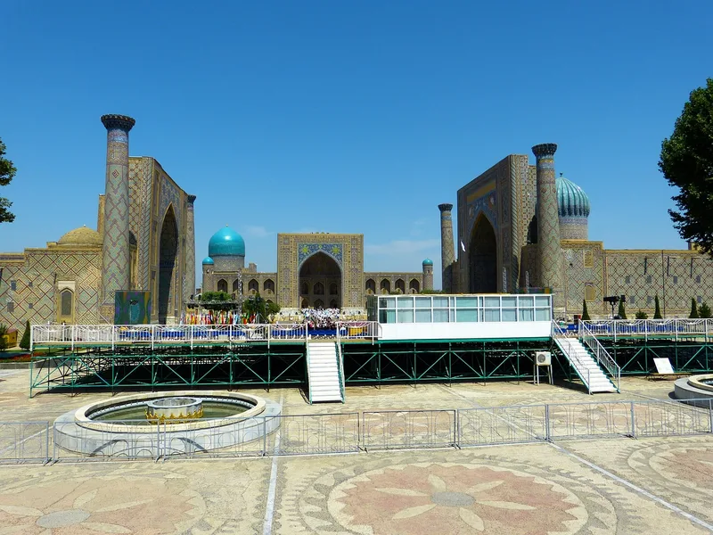 Samarkand Registan Square Uzbekistan Osh Kyrgyzstan