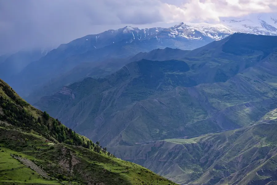 wild ski touring Dagestan abandoned rope tow