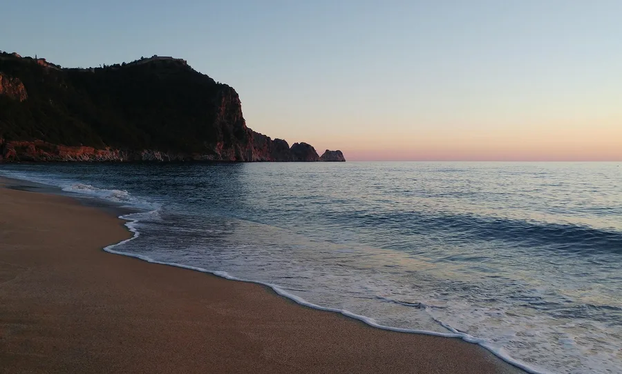 Kemer Antalya province Mediterranean Sea Turkey beach Kos Greece