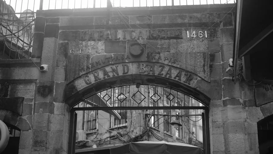 Grand Bazaar currency exchange office Istanbul Turkey