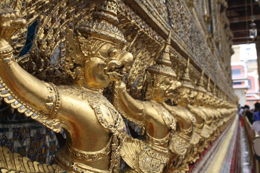 Grand Palace dress code sign Bangkok Thailand 2026