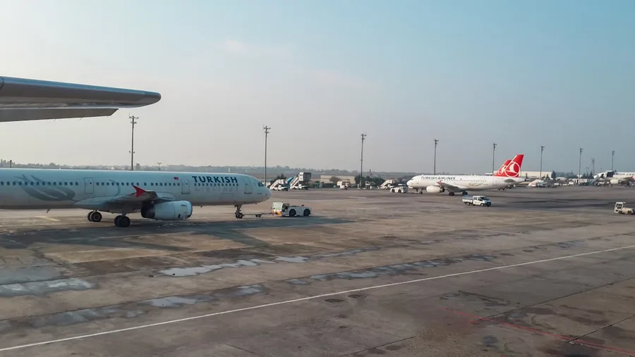 Istanbul airport terminal transit passengers Turkish Airlines Turkey