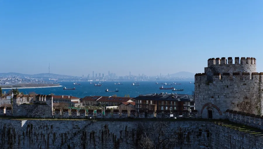 Iznik ancient city walls and gates Turkey Istanbul Turkey