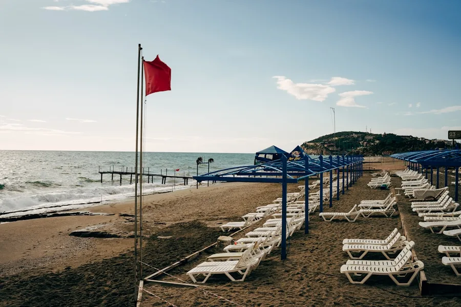no alcohol sign beach Antalya Turkey