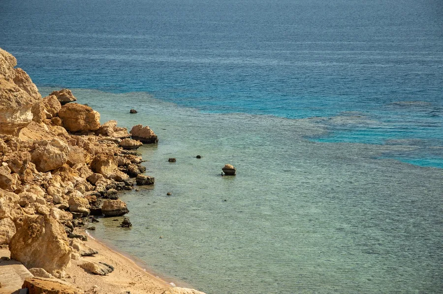Sharm el-Sheikh public beach Naama Bay Egypt Osh Kyrgyzstan