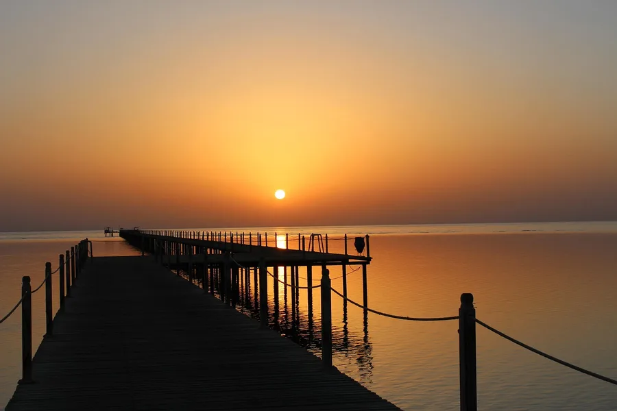 Marsa Alam main beach turquoise water Red Sea Egypt Sharm el-Sheikh Egypt