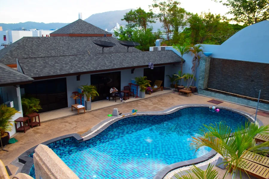 Phuket modern villa with pool for digital nomads Thailand