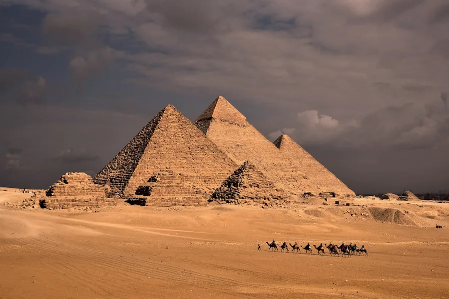 Giza pyramids Egypt