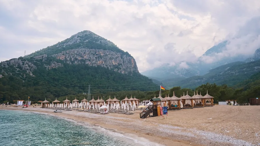 Antalya beach free vs paid Turkey