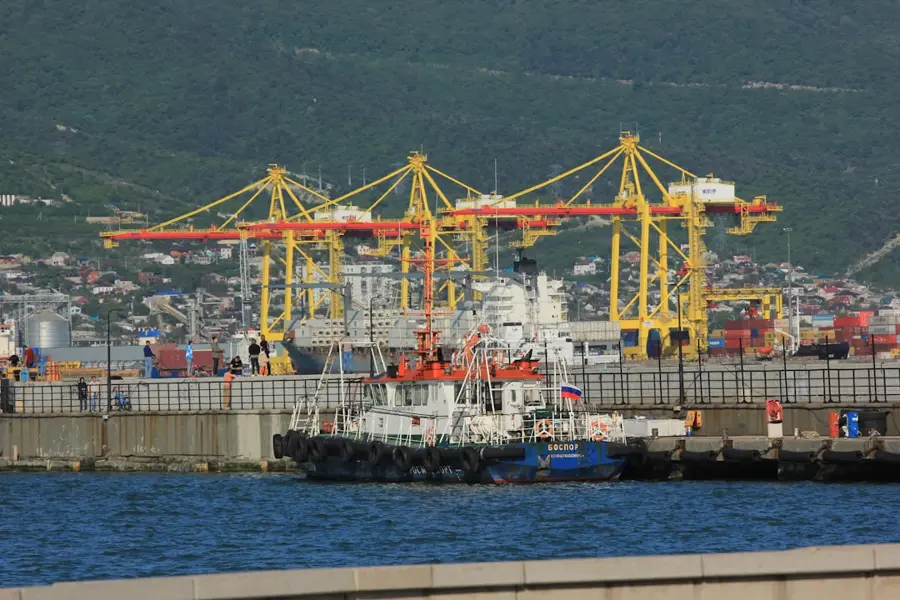 Sochi Batumi ferry in port