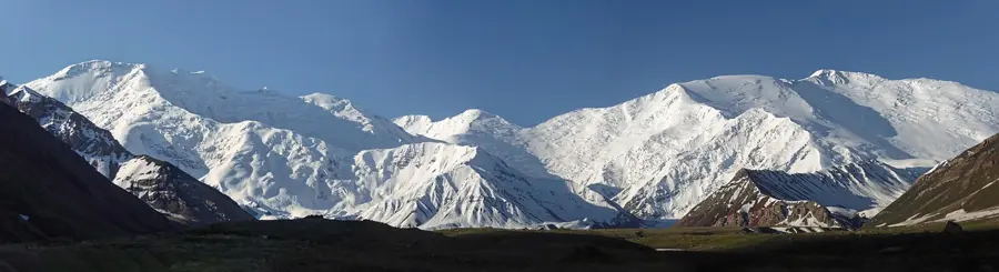 Alay mountains trek to Lenin Peak base camp Kyrgyzstan