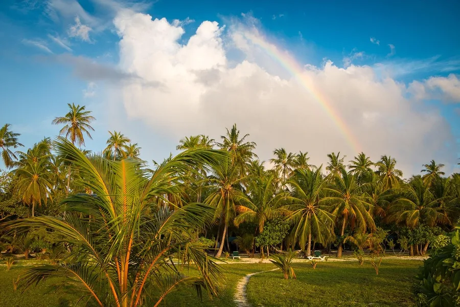 Maldives budget guesthouse local island Maafushi Osh Kyrgyzstan