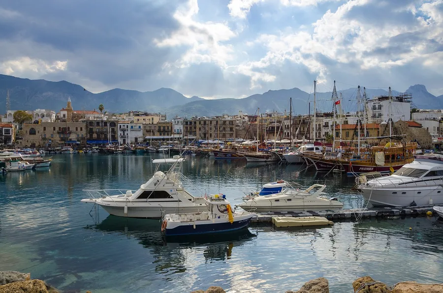 Kyrenia harbour Northern Cyprus