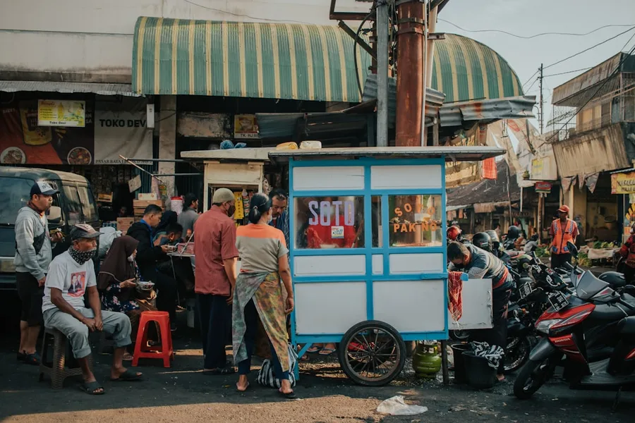 street food warung Uluwatu Bali Indonesia local meal