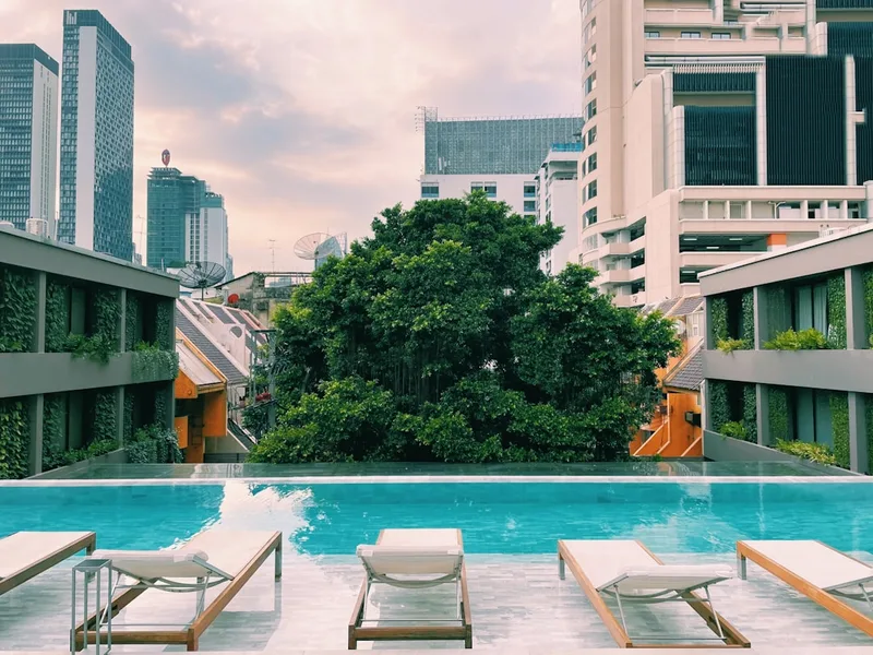 Bangkok condo with swimming pool family rental Thailand Phuket Thailand