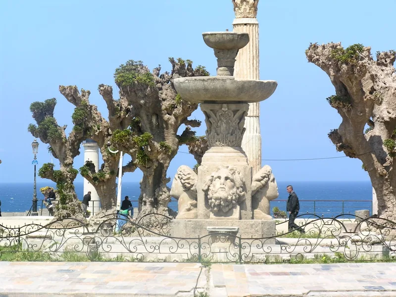 dog-friendly budget travel Larnaca Cyprus water fountain