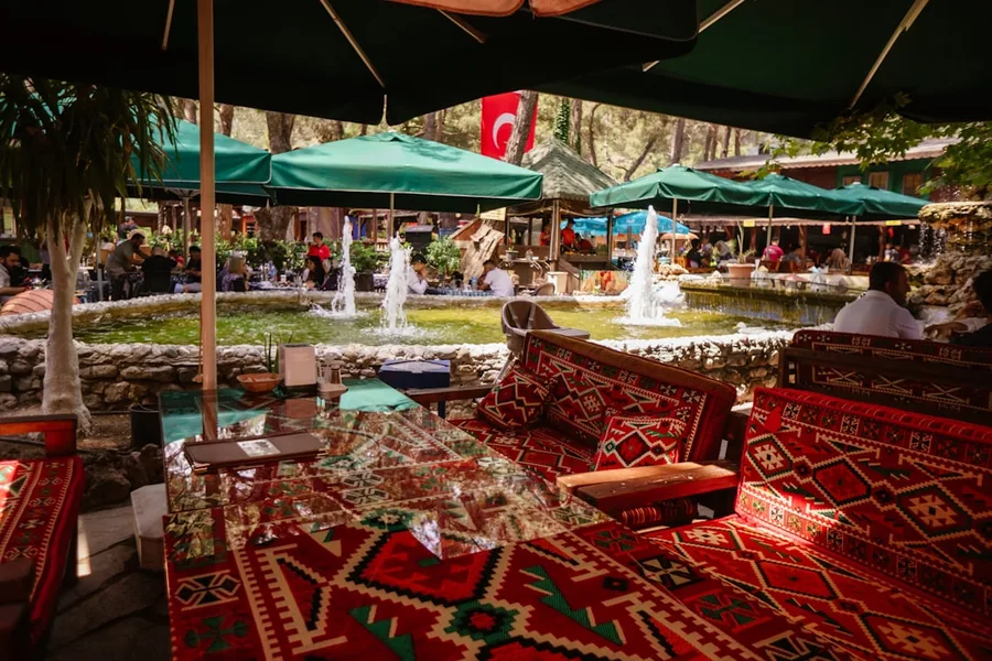 Antalya street food night market Turkey